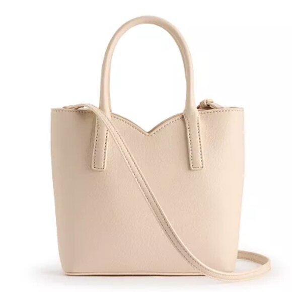 LC Lauren Conrad Cream Crossbody Bag - Picture 2 of 14